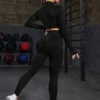 set deportivo negro
