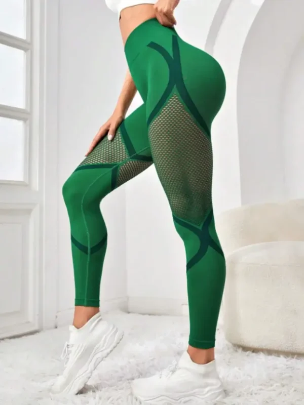 Leggins verde con maya